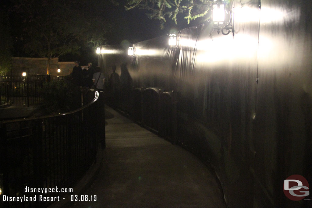 The walkway to the west side (Fantasy Faire) was open to reach Fantasyland today.