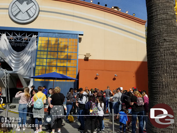 The cast member estimated this was a 35-40 minute wait.