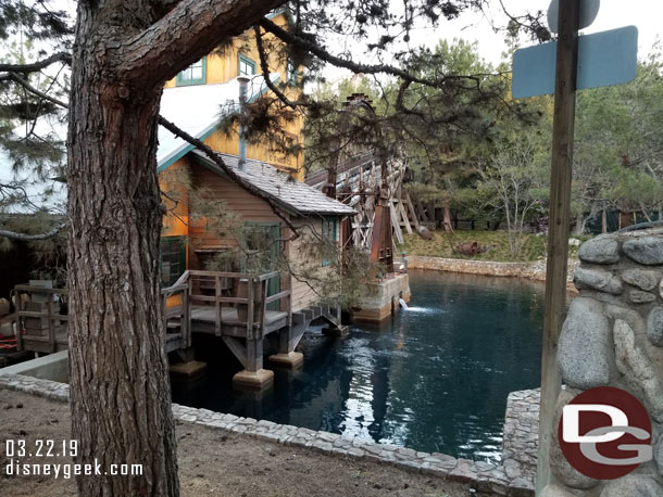 Water has returned to the attraction and it is scheduled to reopen next Friday.