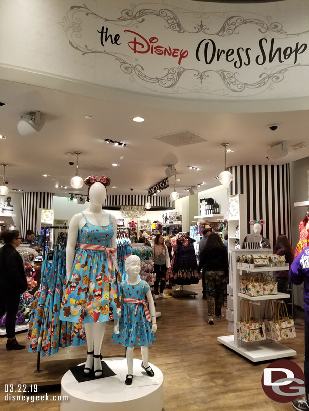 Disney snack dress at the Disney Dress Shop
