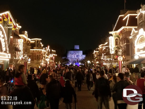 Back to Disneyland. Main Street USA.