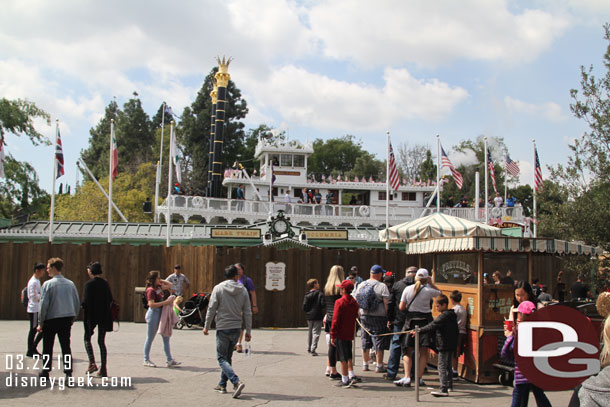 The Frontierland Landing is still being worked on too.