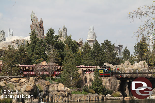 Moving over to Critter Country now.  The view from along the Rivers of America.