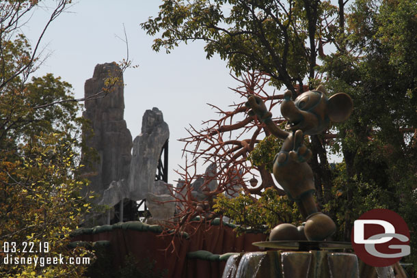 Next stop Toontown.  This appears to be the final view from here.  These formations have not changed in weeks/months.  Wonder if more trees are coming to block this?