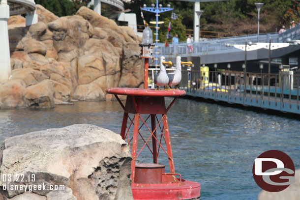 Still only two seagulls in the sub lagoon.