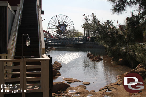 Water has returned to the wharf as the renovation project is nearly complete.