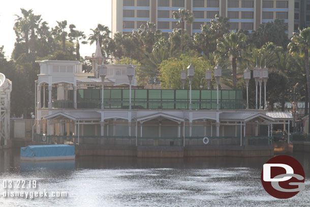 Renovation work continues on the Silly Symphony Swings.