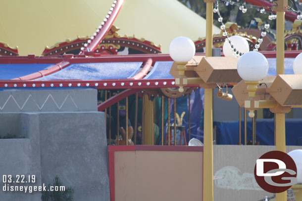 It also appears the critters have been installed.  The attraction is scheduled to open in April.
