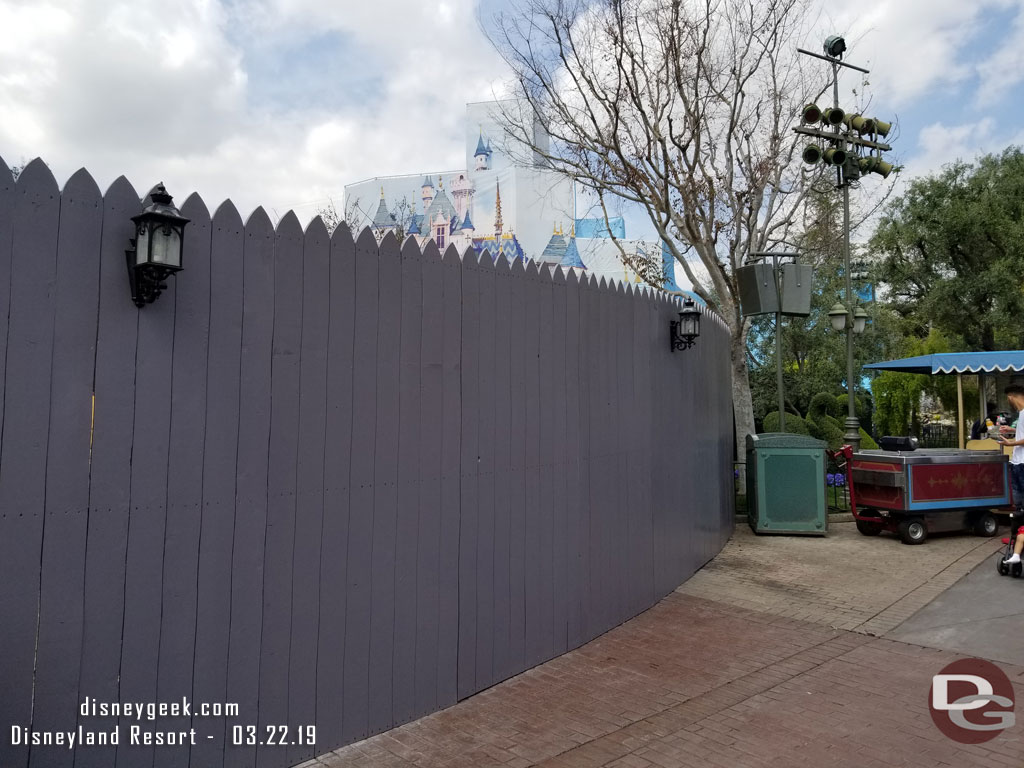 Here is the new wall location.
