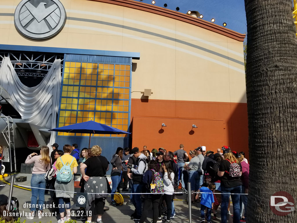 The cast member estimated this was a 35-40 minute wait.