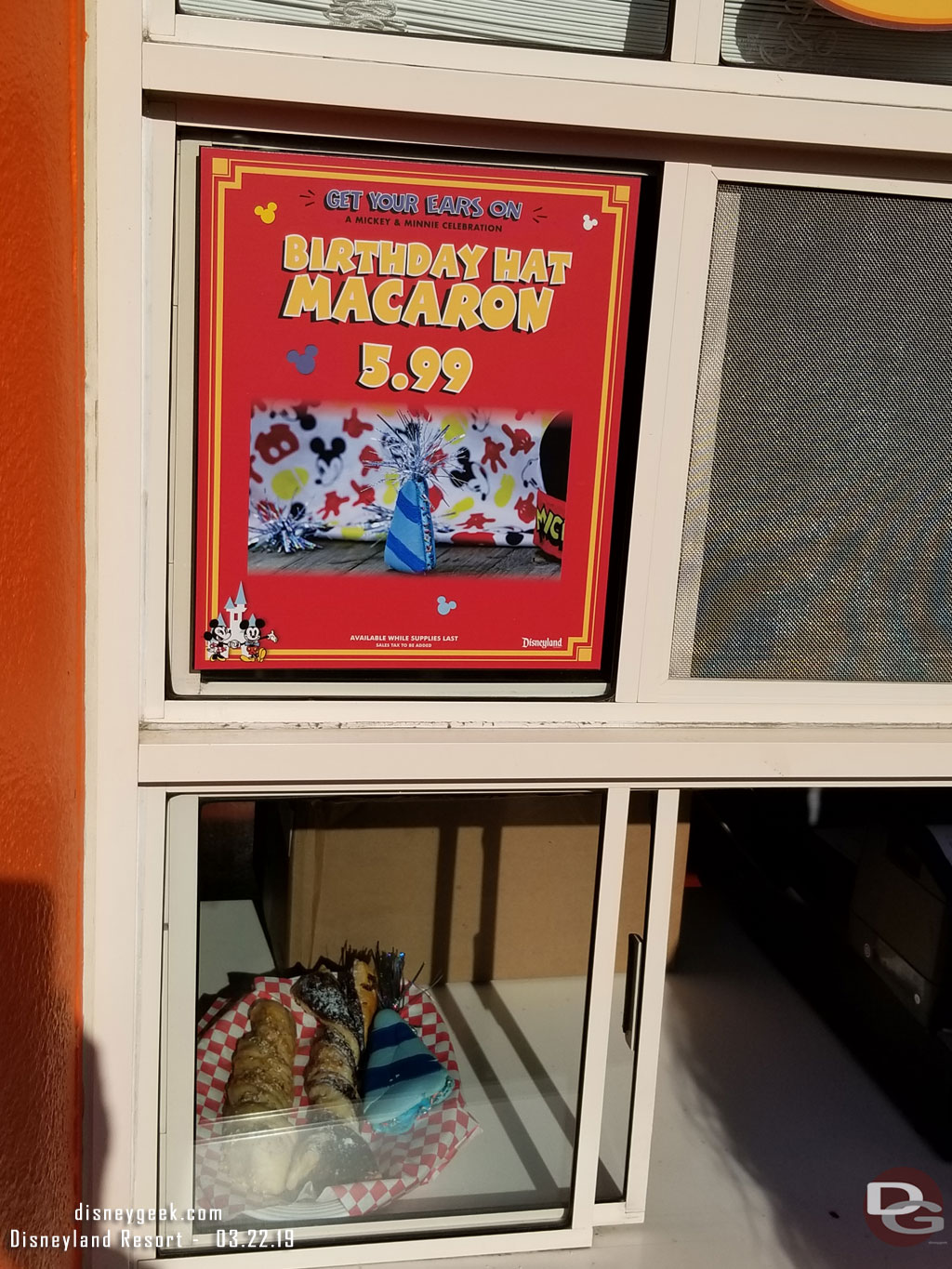 A Get Your Ears on treat available at the Cozy Cone