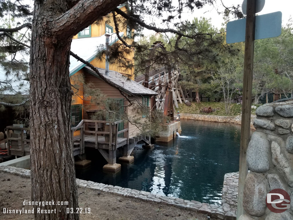 Water has returned to the attraction and it is scheduled to reopen next Friday.