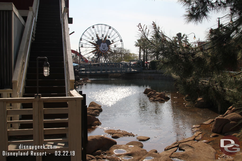Water has returned to the wharf as the renovation project is nearly complete.
