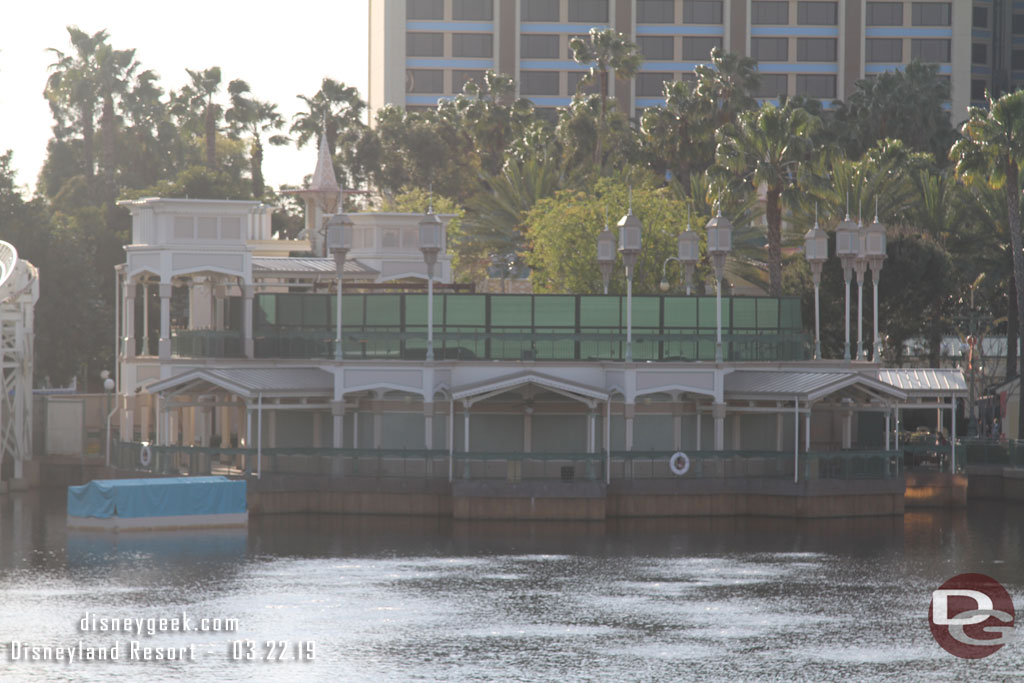 Renovation work continues on the Silly Symphony Swings.