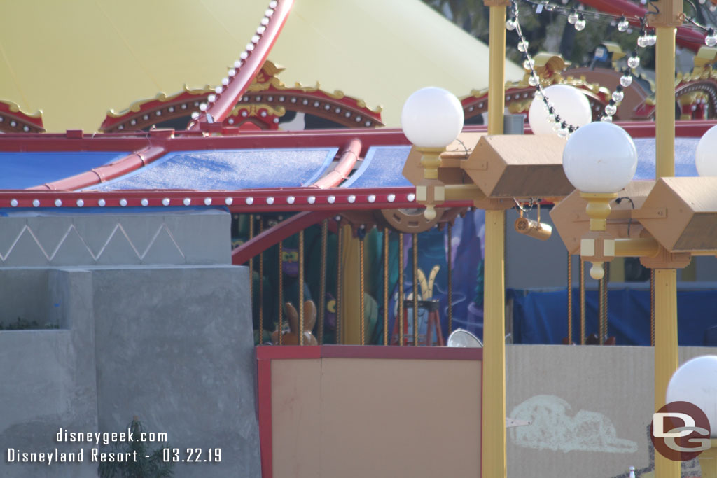 It also appears the critters have been installed.  The attraction is scheduled to open in April.