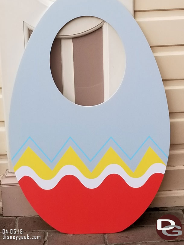 An egg photo prop.