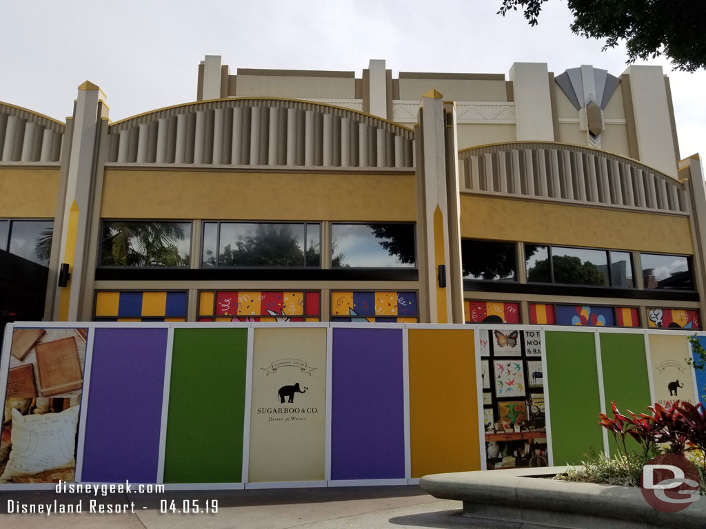 The former DVC space is becoming a Sugarboo & Co store.