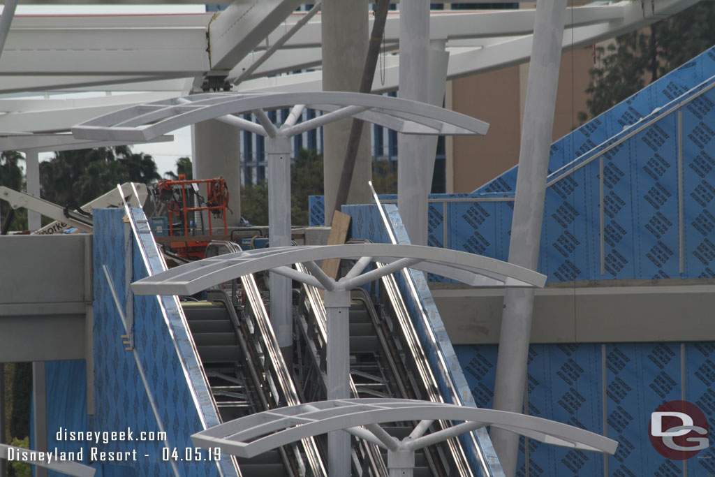 A closer look at the 5th floor escalator.