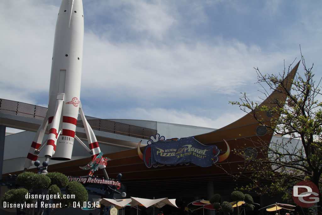 Walking through Tomorrowland