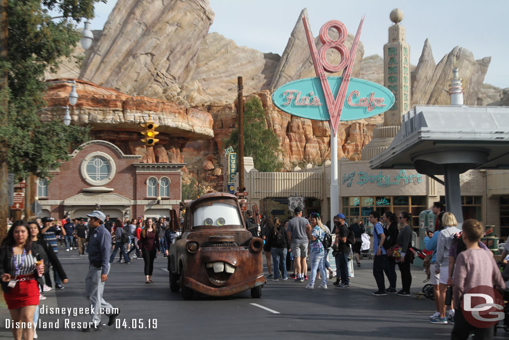 Mater cruising Route 66