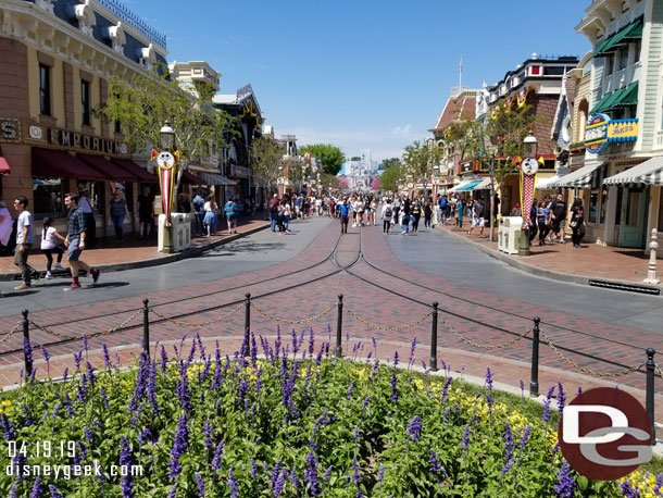 Main Street USA this afternoon.