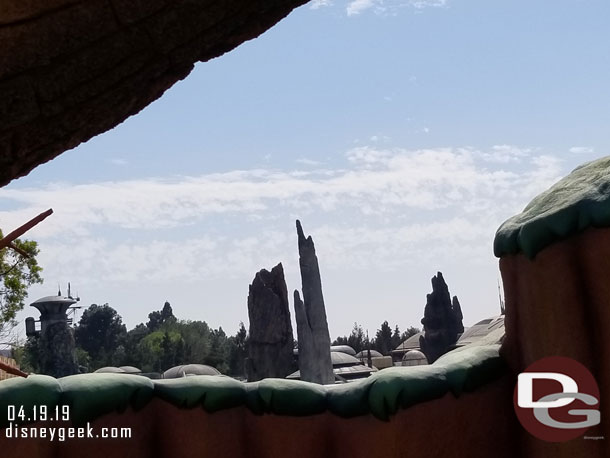 Moving over to Chip and Dales a view of Star Wars: Galaxy's Edge.