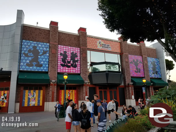 Signage has been installed for the Pop-Up Disney! location that will open next week, the 26th in the former ESPN building.