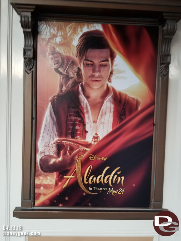 Time to go check out the Aladdin exhibit and preview.