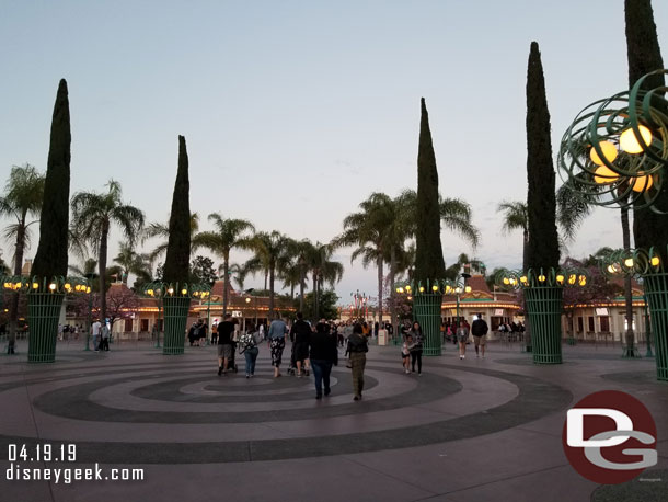 The Downtown Disney sign has been removed from near the ticket booths.