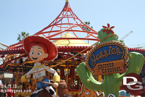 The Incredicoaster and Critter Carousel were both down when I walked by.