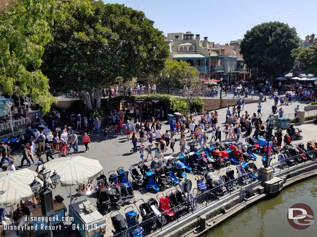 New Orleans Square from the Mark Twain Riverboat.