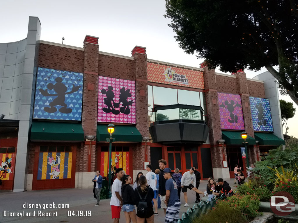 Signage has been installed for the Pop-Up Disney! location that will open next week, the 26th in the former ESPN building.