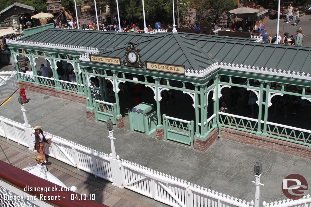 Here you can see the new turnstile location.