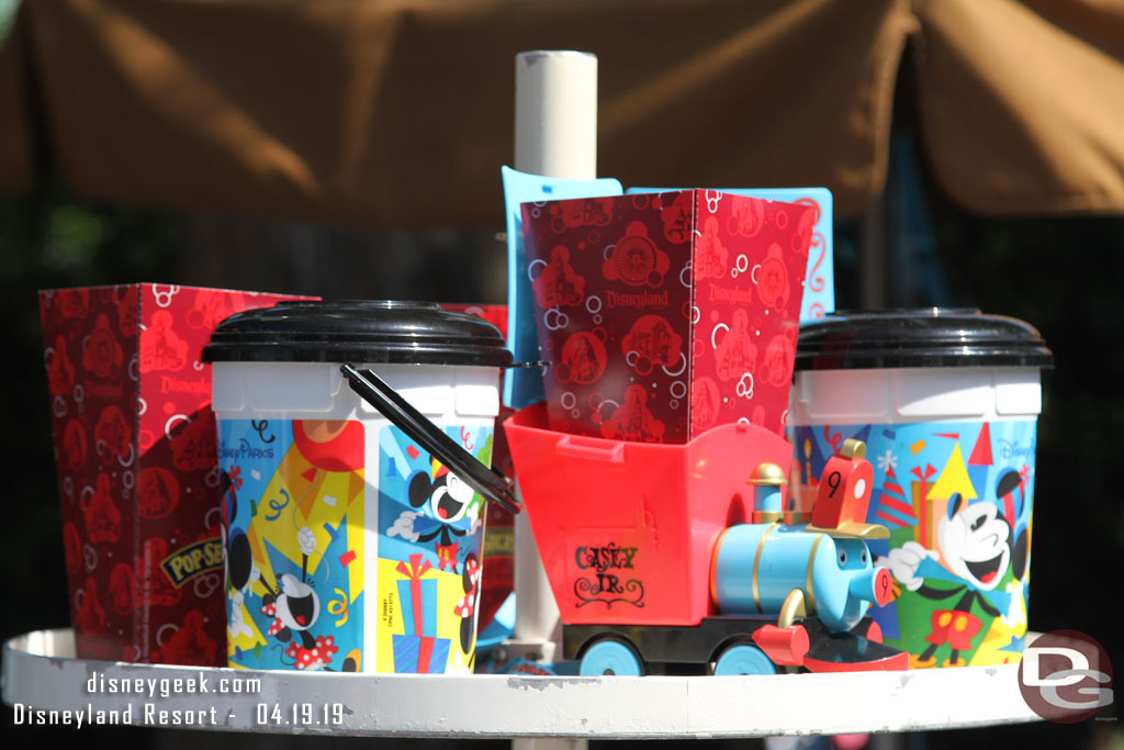 Casey Jr. Popcorn buckets are still in stock.