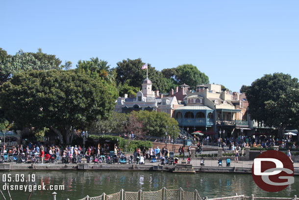 New Orleans Square from the Island.