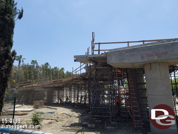 Here you can see the ramp leading down toward Downtown Disney.