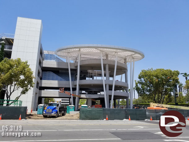 Looking across the street at where the bridge will span to.