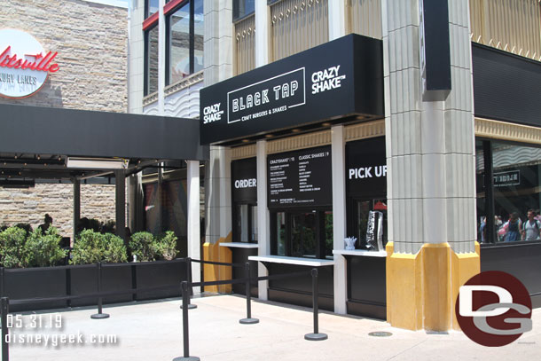 No line for the take out counter at Black Tap this afternoon.