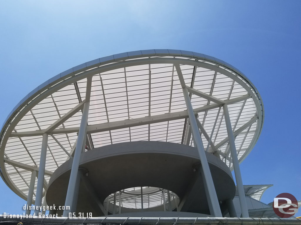 Looking up at the roof