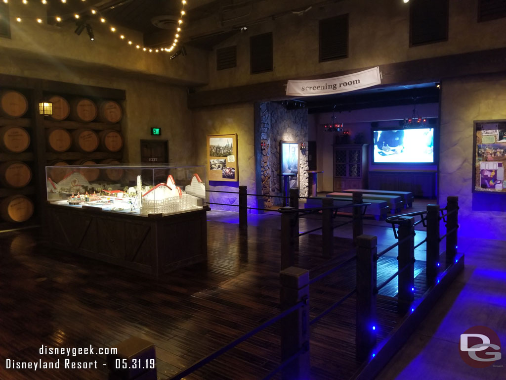 Inside the Blue Sky Cellar there were no changes as well as no guests or cast members. I had the room to myself.