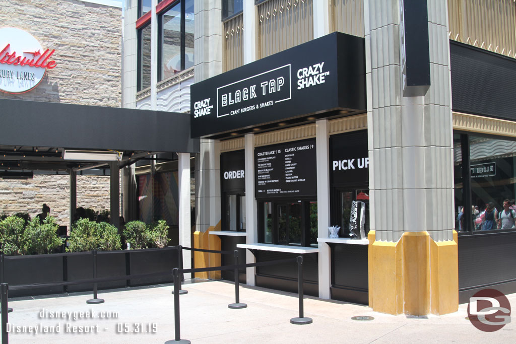 No line for the take out counter at Black Tap this afternoon.