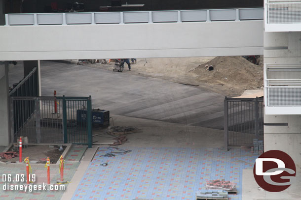 A look at the gate taking shape nearest Mickey and Friends.