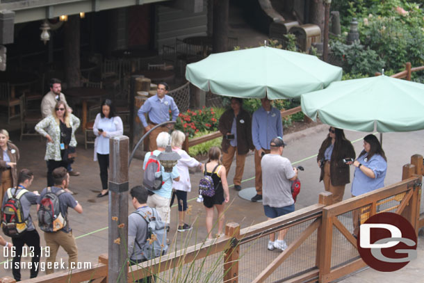 Scanning guests to enter Star Wars Galaxy's Edge