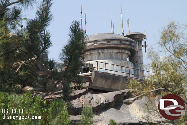 The station and rock work we have been watching for months from the Mark Twain.