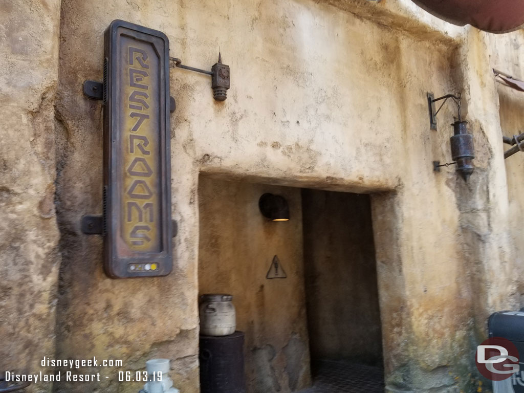 Restrooms are called refreshers on Batuu