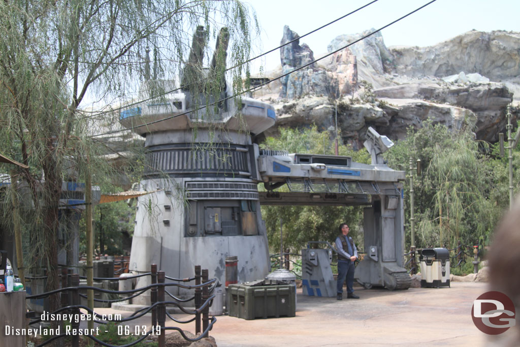 The Rise of the Resistance attraction entrance.  It will be opening later this year.