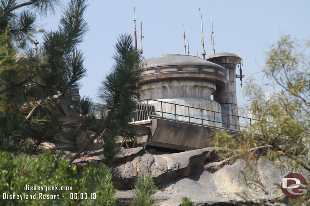 The station and rock work we have been watching for months from the Mark Twain.