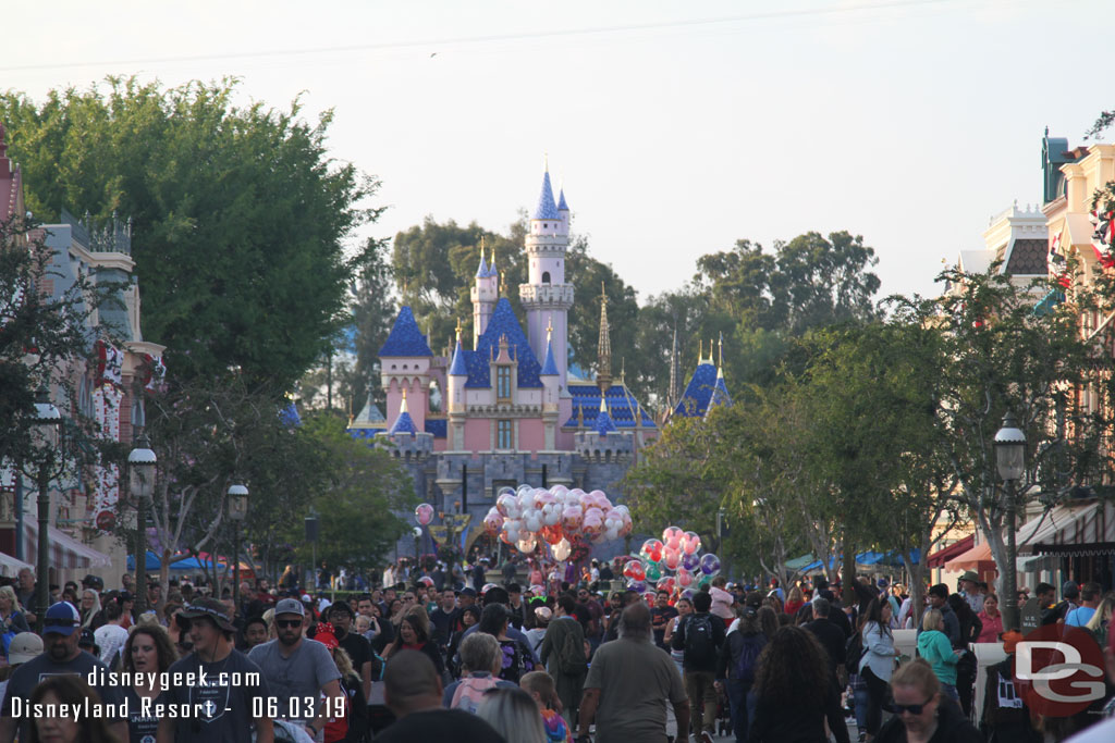 A final look up Main Street USA before heading for the car and home.