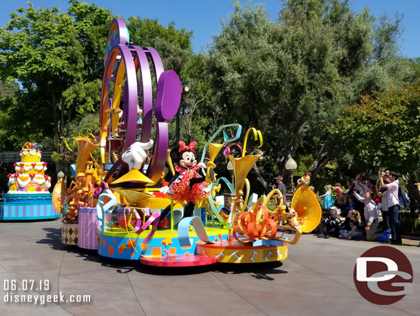 As we headed to its a small world, Soundsational was just stepping off.