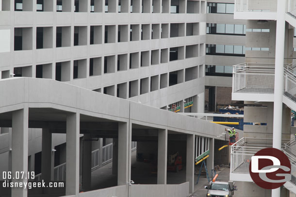 signage, height indicators and more fences are installed by the ramps.